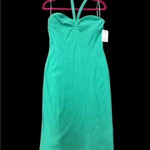 NWT Nine West Teal Green Halter Dress